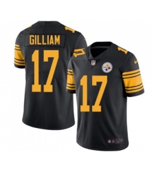Pittsburgh Steelers #17 Joe Gilliam Limited Black Rush Vapor Untouchable Football Jersey
