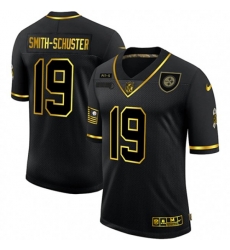 Pittsburgh Steelers #19 JuJu Smith-Schuster Olive Gold Nike 2020 Salute To Service Limited Jersey