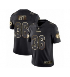 Pittsburgh Steelers #36 Jerome Bettis Black Gold Vapor Untouchable Limited Player Football Jersey