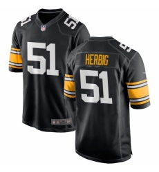 Pittsburgh Steelers #51 Nick Herbig Black F U S E Vapor Untouchable Limited Football Stitched Jersey