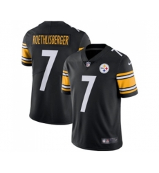 Pittsburgh Steelers #7 Ben Roethlisberger Black Team Color Vapor Untouchable Limited Player Football Jersey