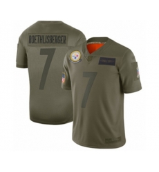 Pittsburgh Steelers #7 Ben Roethlisberger Limited Camo 2019 Salute to Service Football Jersey