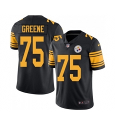 Pittsburgh Steelers #75 Joe Greene Limited Black Rush Vapor Untouchable Football Jersey