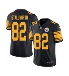 Pittsburgh Steelers #82 John Stallworth Limited Black Rush Vapor Untouchable Football Jersey