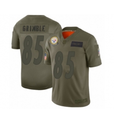 Pittsburgh Steelers #85 Xavier Grimble Limited Camo 2019 Salute to Service Football Jersey