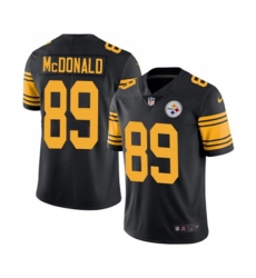 Pittsburgh Steelers #89 Vance McDonald Limited Black Rush Vapor Untouchable Football Jersey