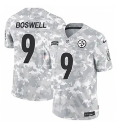 Pittsburgh Steelers #9 Chris Boswell Vapor Limited 2024 Salute to Service Arctic Camo Stitched jersey