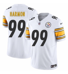 Pittsburgh Steelers #99 Derrick Harmon White 2025 Draft F.U.S.E. Vapor Limited Football Stitched Jersey