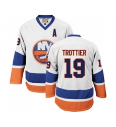 CCM New York Islanders #19 Bryan Trottier Premier White Throwback NHL Jersey