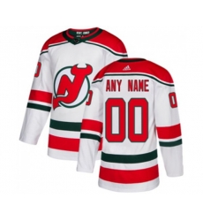 New Jersey Devils Custom Premier White Alternate Hockey Jersey