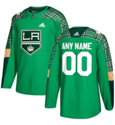 Los Angeles Kings Custom Green St. Patricks Day Practice Jersey