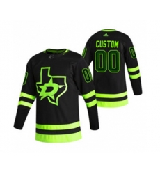 Dallas Stars Custom Black 2020-21 Alternate Authentic Player Hockey Jersey