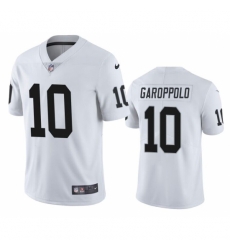 Las Vegas Raiders #10 Jimmy Garoppolo White Vapor Untouchable Stitched Football Jersey