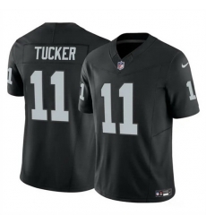 Las Vegas Raiders #11 Tre Tucker Black 2023 F U S E Vapor Untouchable Stitched Football Jersey