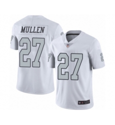 Oakland Raiders #27 Trayvon Mullen Limited White Rush Vapor Untouchable Football Jersey