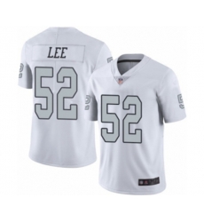 Oakland Raiders #52 Marquel Lee Limited White Rush Vapor Untouchable Football Jersey