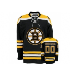 customized boston bruins jersey black home man hockey
