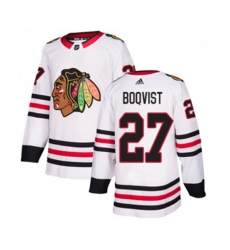 Chicago Blackhawks #27 Adam Boqvist Authentic White Away NHL Jersey