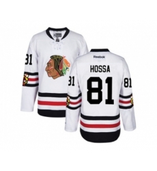 Chicago Blackhawks #81 Marian Hossa 2017 Winter Classic White Stitched NHL Jersey