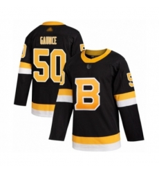 Boston Bruins #50 Brendan Gaunce Premier Black Alternate Hockey Jersey