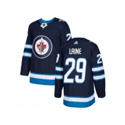 Winnipeg Jets #29 Patrik Laine Navy Blue Home Authentic Stitched NHL Jersey
