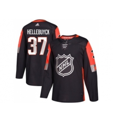 Winnipeg Jets #37 Connor Hellebuyck Black 2018 All-Star Central Division Authentic Stitched NHL Jersey