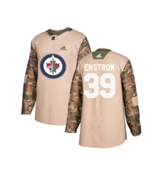 Winnipeg Jets #39 Tobias Enstrom Camo Authentic Veterans Day Stitched NHL Jersey