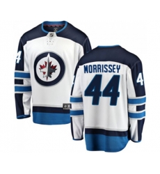 Winnipeg Jets #44 Josh Morrissey Fanatics Branded White Away Breakaway NHL Jersey