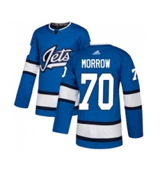 Winnipeg Jets #70 Joe Morrow Premier Blue Alternate NHL Jersey