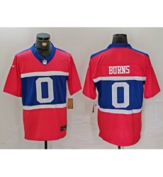New York Giants #0 Brian Burns Century Red Alternate Vapor FUSE Limited Stitched Jersey