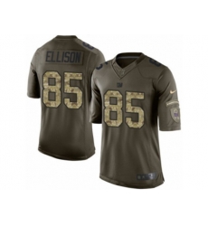 New York Giants #85 Rhett Ellison Limited Green Salute to Service NFL Jersey