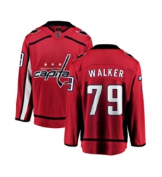 Washington Capitals #79 Nathan Walker Fanatics Branded Red Home Breakaway NHL Jersey