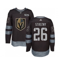 Vegas Golden Knights #26 Paul Stastny Black 1917-2017 100th Anniversary Stitched Hockey Jersey