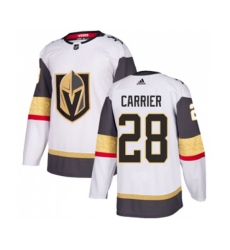 Vegas Golden Knights #28 William Carrier Authentic White Away NHL Jersey