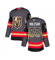 Vegas Golden Knights #55 Keegan Kolesar Authentic Black Drift Fashion NHL Jersey