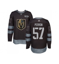 Vegas Golden Knights #57 David Perron Black 1917-2017 100th Anniversary Stitched NHL Jersey