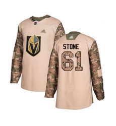 Vegas Golden Knights #61 Mark Stone Authentic Camo Veterans Day Practice Hockey Jersey