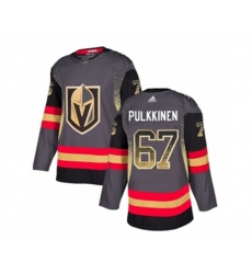 Vegas Golden Knights #67 Teemu Pulkkinen Authentic Black Drift Fashion NHL Jersey