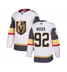 Vegas Golden Knights #92 Tomas Nosek Authentic White Away NHL Jersey