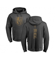Vegas Golden Knights #18 James Neal Charcoal One Color Backer Pullover Hoodie