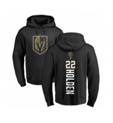Vegas Golden Knights #22 Nick Holden Black Backer Pullover Hoodie
