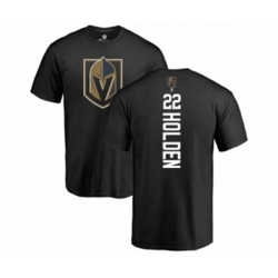 Vegas Golden Knights #22 Nick Holden Black Backer T-Shirt