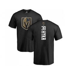 Vegas Golden Knights #38 Tomas Hyka Black Backer T-Shirt