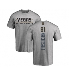 Vegas Golden Knights #81 Jonathan Marchessault Gray Backer T-Shirt