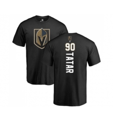 Vegas Golden Knights #90 Tomas Tatar Black Backer T-Shirt