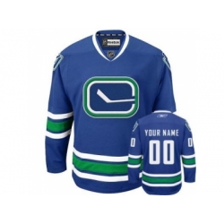 Vancouver Canucks customized jerseys blue third man hockey