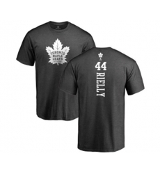 Toronto Maple Leafs #44 Morgan Rielly Charcoal One Color Backer T-Shirt