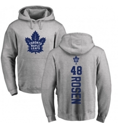 Toronto Maple Leafs #48 Calle Rosen Ash Backer Pullover Hoodie