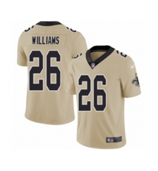 New Orleans Saints #26 P.J. Williams Limited Gold Inverted Legend Football Jersey