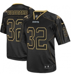 New Orleans Saints #32 Kenny Vaccaro Elite Lights Out Black NFL Jersey